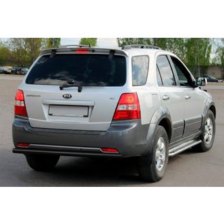 Bakre skyddsbåge AK002 Black (rostfritt stål) Kia Sorento I BL 2002–2009 foto 2