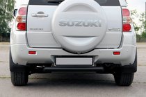 Suzuki Grand Vitara 2005–2017 Bakre skyddsbåge AK002 Black (rostfritt stål) foto 1