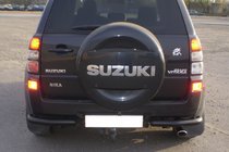 Suzuki Grand Vitara 2005–2017 Bakre skyddsbåge AK003 Black (rostfritt stål) foto 1