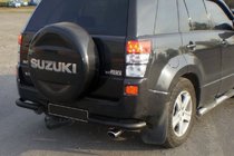 Suzuki Grand Vitara 2005–2017 Bakre skyddsbåge AK003 Black (rostfritt stål) foto 2
