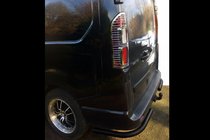 Opel Vivaro 2015–2019 Bakre hörndelar Black (2 st, rostfritt stål) foto 2