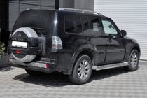 Mitsubishi Pajero Wagon III 1999–2006 Bakre skyddsbåge AK002 Black (rostfritt stål) foto 2