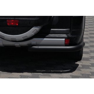 Bakre skyddsbåge AK003 Black (rostfritt stål) Mitsubishi Pajero Wagon III 1999–2006 foto 2