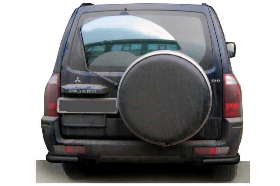 Mitsubishi Pajero Wagon III 1999–2006 Bakre skyddsbåge AK003 Black (rostfritt stål) Foto 1