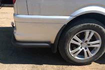 Mercedes Vito W639 2004–2014 Bakre hörnskydd AK003 Black (2 st, rostfritt) för medellång och lång hjulbas foto 1