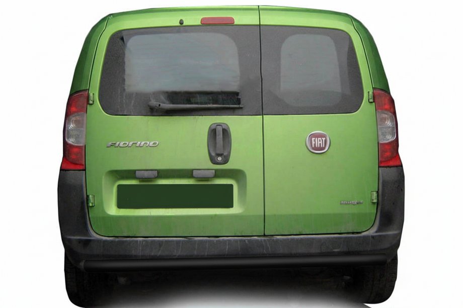Peugeot Bipper 2008–2017 Bakre skyddsbåge AK002 Black (rostfritt stål) Image