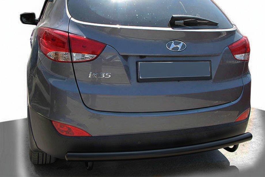 Hyundai IX-35 2010–2015 Bakre skyddsbåge AK002 Black (rostfritt stål) Image