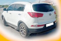 Kia Sportage 2010–2015 Bakre båge AK002-1 Black (rostfritt stål) foto 2