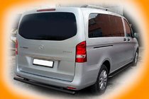 Mercedes Vito/V-klass W447 2014– Bakre skyddsbåge AK002 Black (rostfritt stål) foto 2