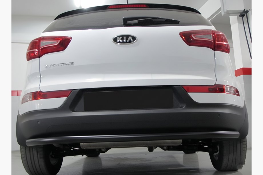 Kia Sportage 2010–2015 Bakre skyddsbåge AK002 Black (rostfritt stål) Image