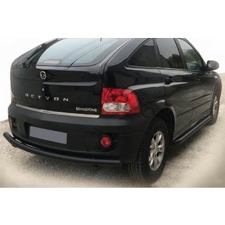 Bakre skyddsbåge AK002 Black (rostfritt stål) SsangYong Action 2005–2018