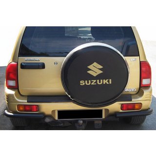 Bakre skyddsbåge AK003 Black (rostfritt stål) Suzuki Vitara 1998–2006