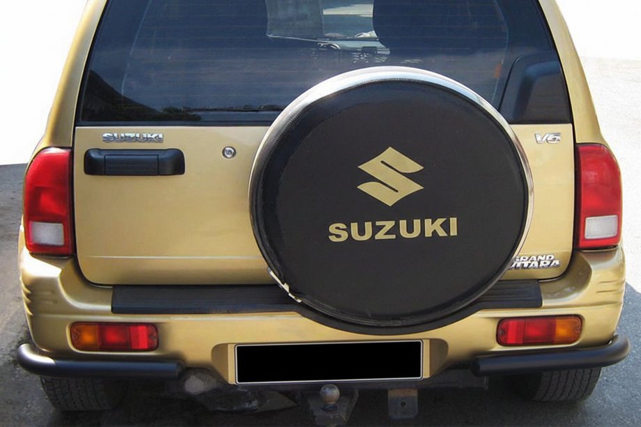 Suzuki Vitara 1998–2006 Bakre skyddsbåge AK003 Black (rostfritt stål) Image