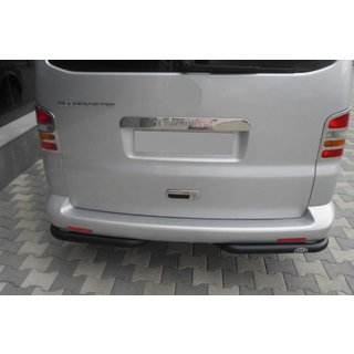 Bakre hörndelar AK003 Black (2 st, rostfritt stål) Volkswagen T6 2015–2024 foto 1