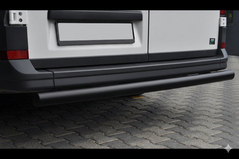 Volkswagen Crafter 2016– Bakre skyddsbåge AK002 Black (rostfritt stål) Foto 1