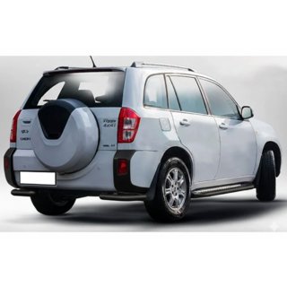 Bakre hörndelar AK003 Black (2 st, rostfritt stål) Chery Tiggo 3 2005– foto 1