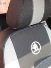 Skoda Octavia II A5 2006–2010 Sätesöverdrag (konstläder↗tyg, Premium) foto 17