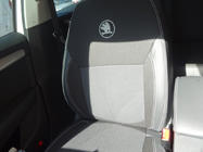Skoda Octavia III A7 2013–2019 Sätesöverdrag (konstläder↗tyg, Premium) foto 21