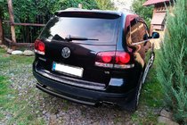Volkswagen Touareg 2002–2010 Bakre skyddsbåge AK002 Black (2 st, rostfritt) foto 3
