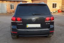 Volkswagen Touareg 2002–2010 Bakre skyddsbåge AK002 Black (2 st, rostfritt) foto 4