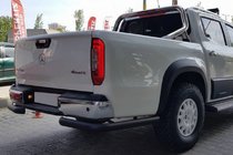 Ford Ranger 2011–2022 Bakre skyddsbåge AK003 Black (2018-2022, rostfritt stål) foto 1