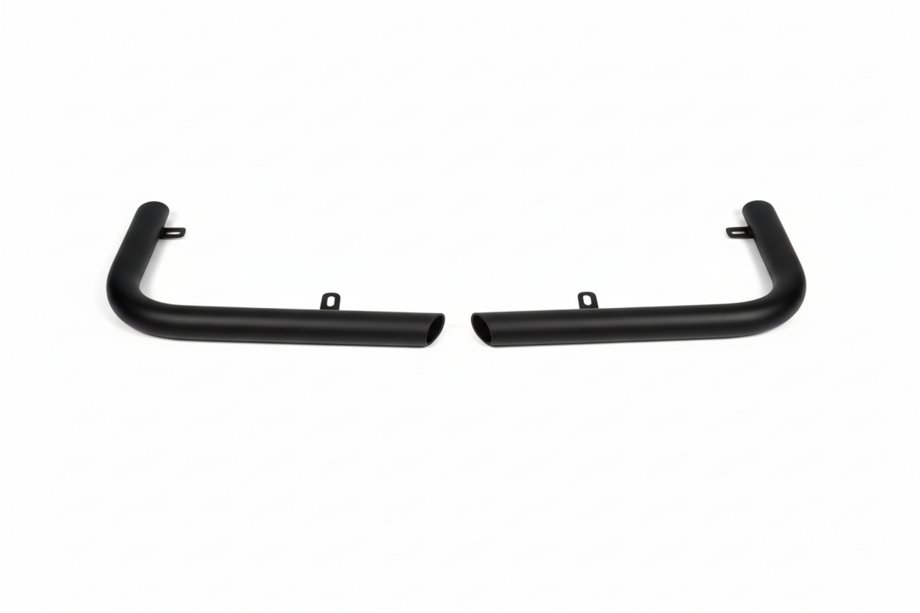 Mercedes X class 2017–2020 Bakre skyddsbåge AK003 Black (rostfritt stål, 60 mm) Image