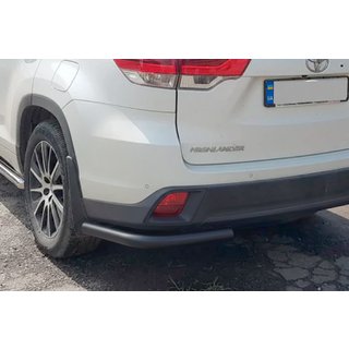 Bakre hörnbågar Black (2 st, rostfritt stål) Toyota Highlander 2013–2019 foto 1