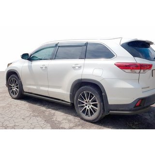 Bakre hörnbågar Black (2 st, rostfritt stål) Toyota Highlander 2013–2019 foto 2