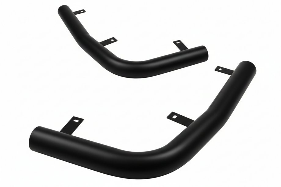 Nissan X-trail T30 2002–2007 Bakre hörn AK003 Black (2 st, rostfritt stål) Image