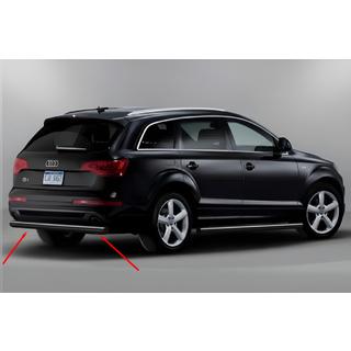 Bakre skyddsbåge AK002 Black (rostfritt stål) Audi Q7 2005–2015