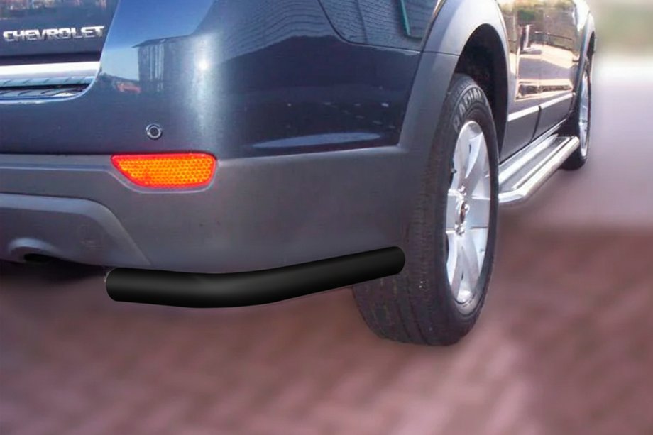 Chevrolet Captiva 2006–2019 Bakre hörndelar AK003 Black (2 st, rostfritt stål) Image