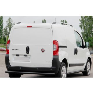 Bakre stötfångarskydd Black (rostfritt stål) Fiat Fiorino/Qubo 2008–2024 foto 2