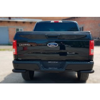 Bakre hörndelar AK003 Black (2 st, rostfritt stål) Ford F-150 2014–2021 foto 1