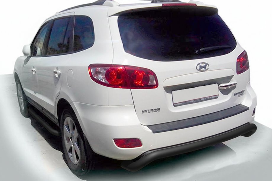 Hyundai Santa Fe 2 2006–2012 Bakbåge AK007 Black (rostfritt stål) Image