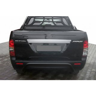 Bakre nudge bar AK006 Black (rostfritt stål) SsangYong Action 2005–2018 foto 1