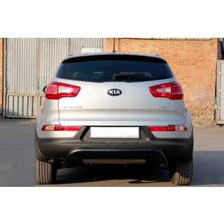 Bakbåge AK007 Black (rostfritt stål) Kia Sportage 2010–2015 foto 2