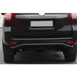 Bakre skyddsbåge AK008 Black (rostfritt stål) Toyota Land Cruiser Prado 150 2009–2023 foto 2