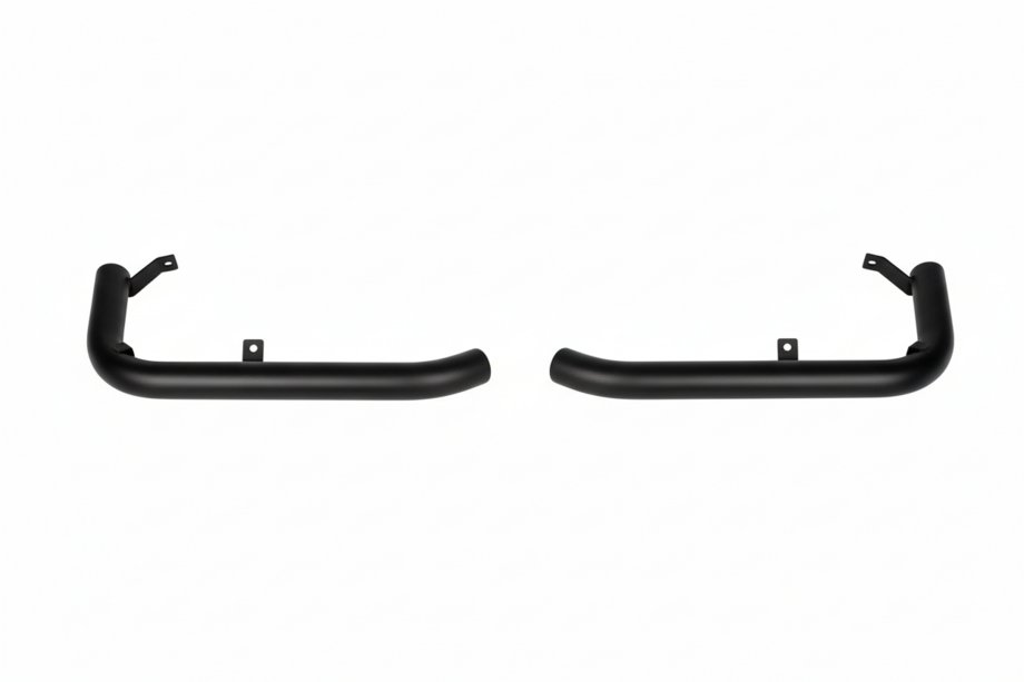 Mitsubishi Pajero Sport 1996–2007 Bakre enkla hörnskydd Black (2 st, rostfritt stål) Image