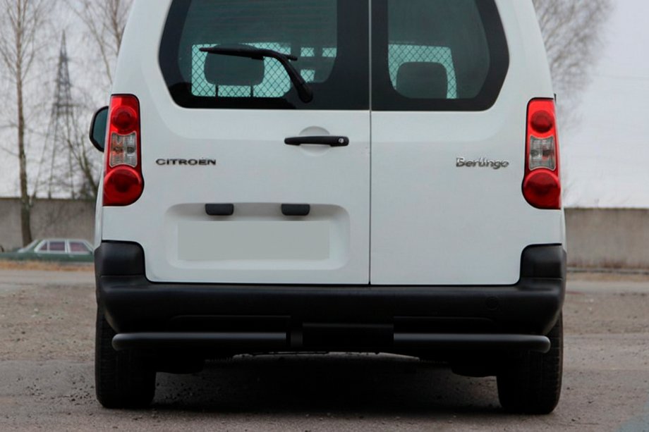 Citroen Berlingo 2008–2018 Bakre hörnbågar AK003 Black (rostfritt stål) Image