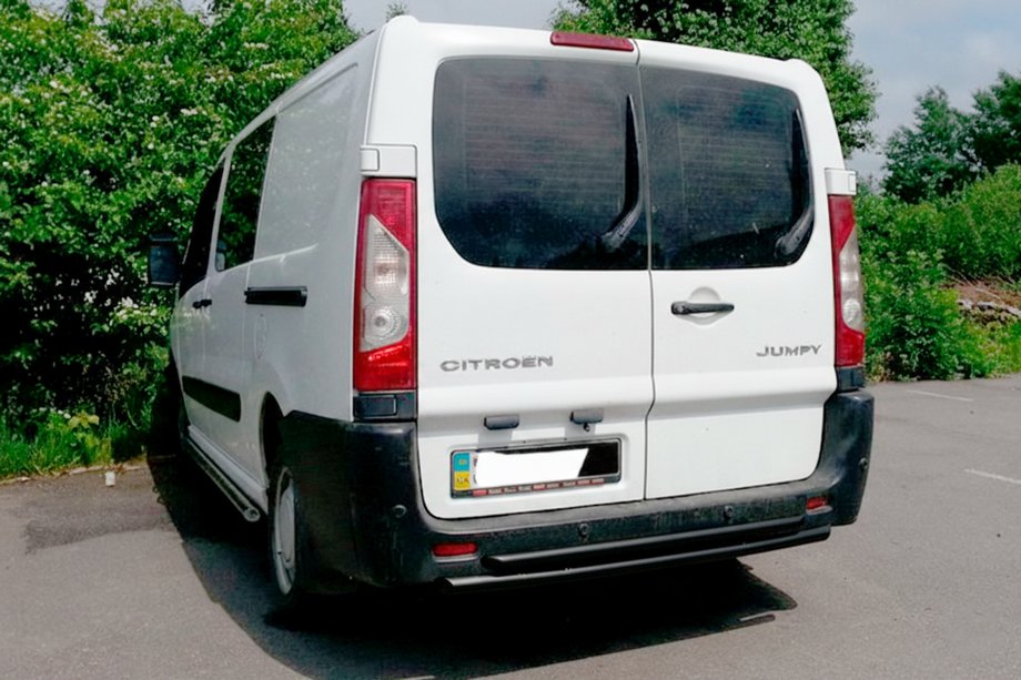 Citroen Jumpy 2007–2017 Bakre båge Double Black (rostfritt stål) Image