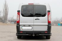 Fiat Scudo 2007–2015 Bakre hörnbågar AK003-Double Black (2 st, rostfritt stål) foto 2
