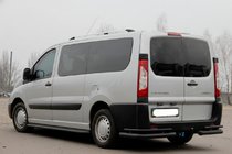 Fiat Scudo 2007–2015 Bakre hörnbågar AK003-Double Black (2 st, rostfritt stål) foto 3