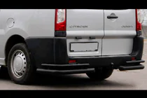 Citroen Jumpy 2007–2017 Bakhörn Double Black (2 st., rostfritt stål) foto 1