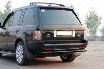 Range Rover III L322 2002–2012 Bakre båge AK002-Dubbel Black (rostfritt stål) foto 1