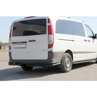 Bakre hörnskydd AK003-Double Black (2 st, rostfritt stål) Mercedes Viano 2004–2014 foto 1