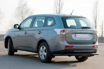 Mitsubishi Outlander 2012–2021 Bakre båge AK004 Black (rostfritt stål) foto 1