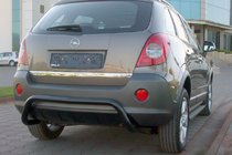 Opel Antara 2006–2017 Bakre skyddsbåge AK007-1 Black (rostfritt stål) foto 1