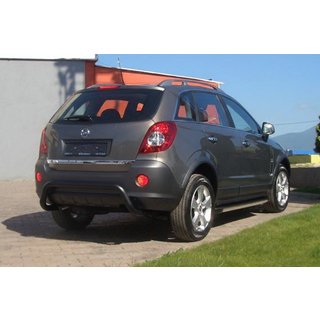 Bakre skyddsbåge AK007-1 Black (rostfritt stål) Opel Antara 2006–2017 foto 2