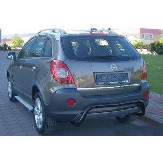 Bakre skyddsbåge AK007-1 Black (rostfritt stål) Opel Antara 2006–2017 foto 4