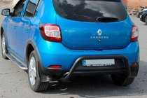 Renault Sandero 2013–2022 Bakbåge AK007 Black (rostfritt stål) foto 6